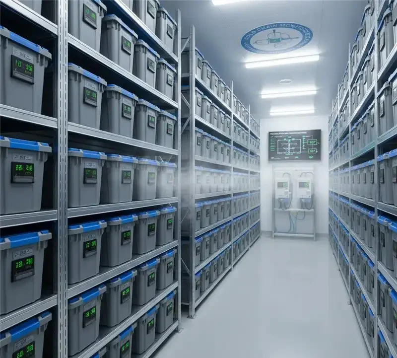 Cold chain monitoring logistics RTLS