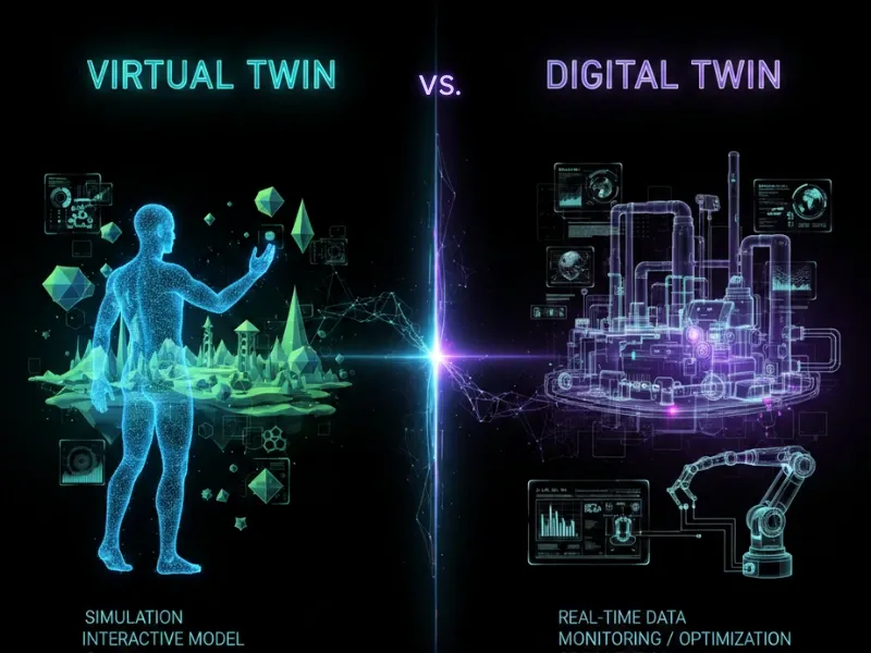 Digital Twin vs Virtual Twin Difference by LocaXion