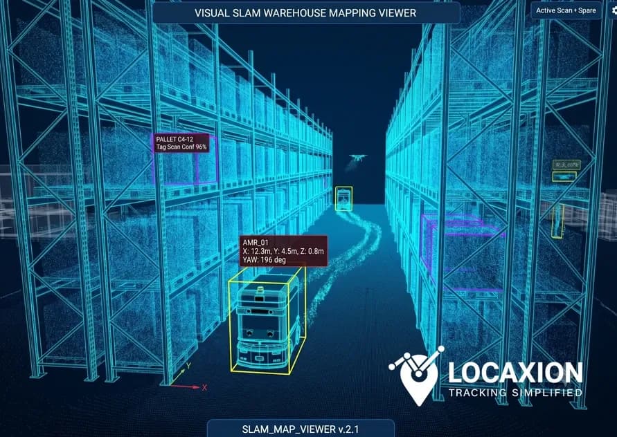 SLAM Technology in RTLS by LocaXion