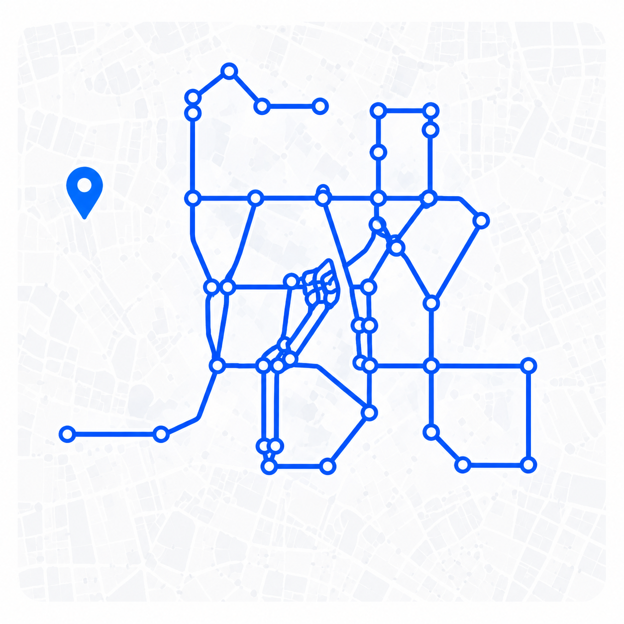 Actual route